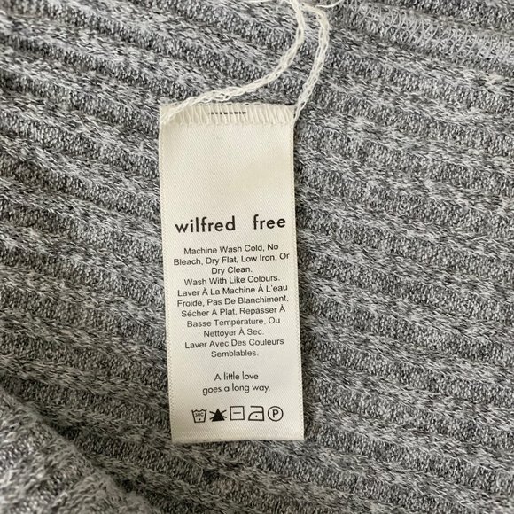 Wilfred Free Rudko Long Sleeve, Grey,  Size M - Picture 4 of 5